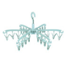 (Green)Cintre rotatif en plastique durable avec fonction de pliage pour les besoins quotidiens armoire
