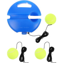 Tennis Training Rebound Ball with Base and Elastic String Beginner Tennis Practice Equipment Kit