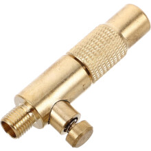 Bike Pump Adapter and Auto Air Pump Valve Adapter Threaded Inflator Connector Deflation Function Compatible