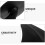 1 Pair Black Bat Wings Helmet Accessory with Adhesive Suction Cups 3