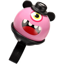 Niedliche, pinkfarbene Fahrradklingel im Cartoon-Stil für Kinder und Mädchen, aus Aluminiumlegierung