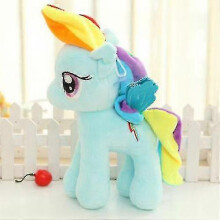 (Rainbow Dash) My Little Pony Stuffed Toy Plush Toys Soft Teddy 25cm Dolls Kids Birthday Gift