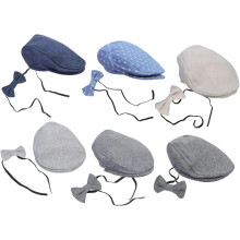 Gentleman-Entenschnabelhut mit Fliege, Foto-Requisiten für Neugeborenen-Baumwollkostüme, Party-Accessoires