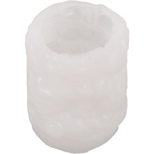 Duftlysform med preg, bladformet design for DIY aromaterapi-stearinlysfremstilling, silikonmateriale