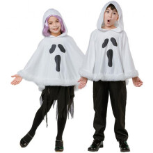 Ghost hættetrøje poncho kappe kostume