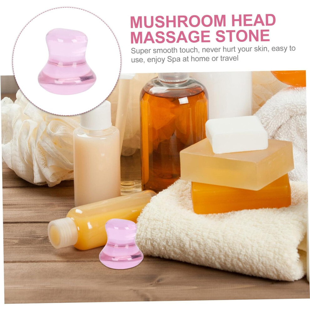 Hkhbjs Massage Stone Face Gua Sha Scraping Tool For Facial Massage Rose Crystal Healing Massaging Board