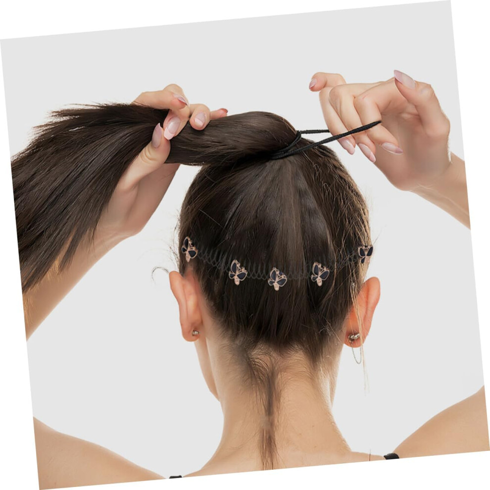 Hkhbjs 2Pcs Rhinestone Hairpin Hair Comb For Women Hair Accessories Invisible For Daily And Special Occasions