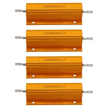 4X Plaque Or Aluminium Resistor Resistance 100W, 10 Ohm 10R
