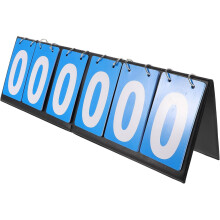 Multifunctional Portable Table Tennis Flip Scoreboard with Six-Digit Display
