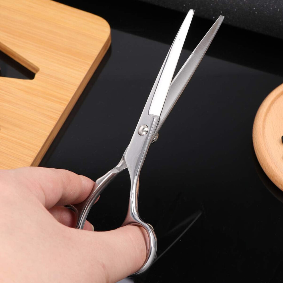 Hkhbjs 2Pcs Silver Barber Scissors Hairdressing Scissors Professional Hair Cutting For Hair Styling Tools Used In Salon Cutter
