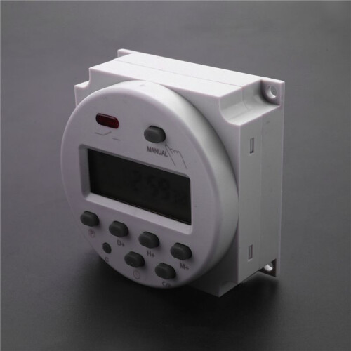 5X New LCD Digital Control Power Programmable Timer  12V 16A  Relay 1