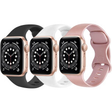 3x APPLE WATCH-REM 38/40/41 mm SE/9/8/7/6/5/4/3/2 FORSKELLIGE FARVER