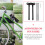 Adjustable Bike Bottle Holder Base with No-Screw Mount Strap 8