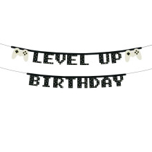 'Level up'-banner, 2,5 m, mix