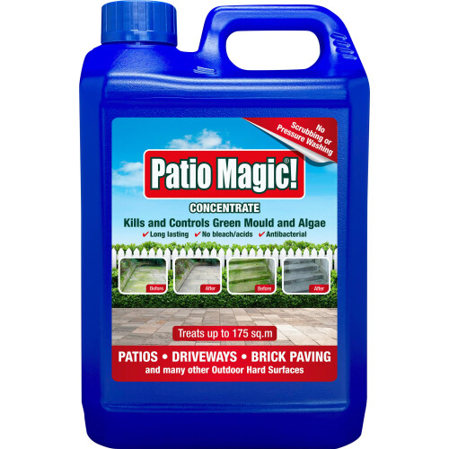 Patio Magic! 16491 Concentrate: Ideal for Patios, Paths and Driveways (Kills Alg