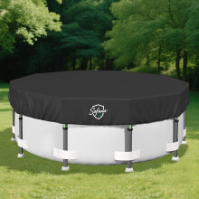 SAFANA 15FT Round Pool Covers for Above Ground Pools, Upgrade 420D Durable 15 fo