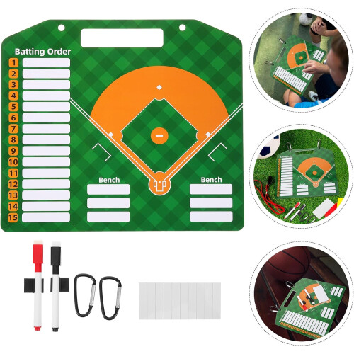 Baseball Training Board with Handle 32X28Cm Dry Erase Writing Board