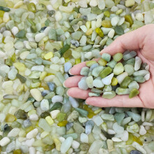 FANTIAN 2 lb Pebbles for Plant Pot, Decorative Stones for Plant Pot, Jade