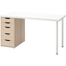 IKEA LAGKAPTEN ALEX Desk with Legs - 140x60cm