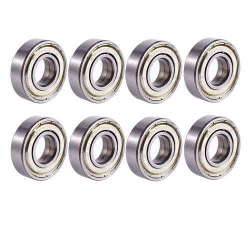 8X 6001ZZ Double Shielded Deep   Bearings 28mm X 12mm X 8mm