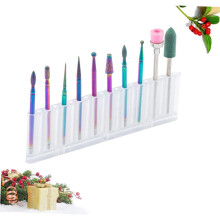 10pcs Professional Nail Drill Bits Manicure Set Nail Art Cleaning Kit Grooming Tools Drill Bits Set for Home Salon Use