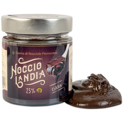Mørk Chokolade Creme Hasselnødder 25%