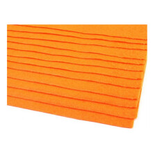 Dekorativ filt 20 x 30 cm, orange, 1 stk.