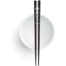 Zestaw sztućców w stylu japońskim, materiał drewniany, prosty, elegancki design, lekki