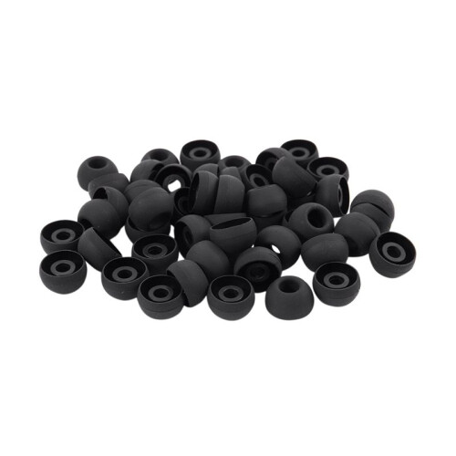 150 Pcs Black Earbuds Earpiece in Ear Buds Tip Cover Replacement 1