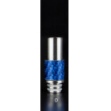 (D)Multi Color Kohlefaser Vape Drip Tip Ersatz Mundstück für Driptip Zerstäuber 510