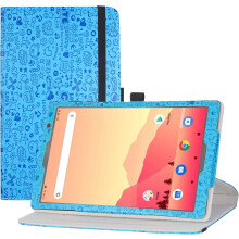 TABLET-ETUIS TIL MATRIXPAD S20 BLÅ LUKKEDE PRÆGEDE MÆRKER SØDE