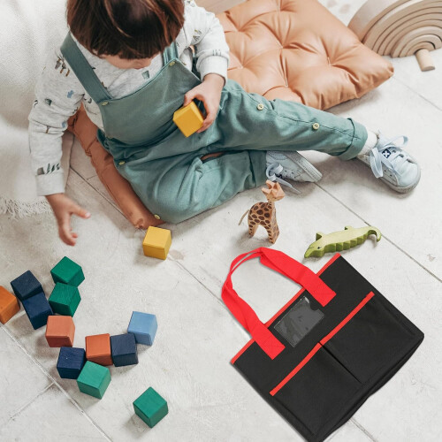 Large Capacity Teacher Storage Bag Classroom Caddy Oxford Cloth Document Holder
