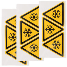 3St Praktische Aandacht Stickers Laagetemperatuur