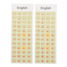 Decoratieve Engels Letters Stickers Voor Laptop Toetsenbord
