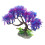 Paarse Aquariumaccessoire Dennenplant Vis 1
