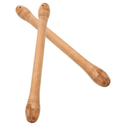 1Paar Percussiestokken Met Grip Voor Drumspel