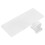 1Blank Microphone Logo Station Acryl Wit Voor Creatieve DIY 1