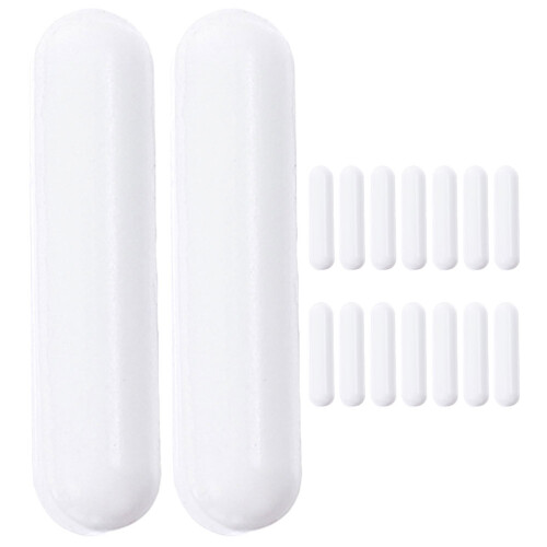 16St Magnetische Roerstaven Ptfe Wit Duurzaam