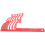 Decoratieve Rood Metalen Voor Brievenbus 1