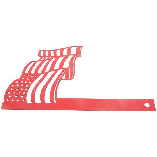 Decoratieve Rood Metalen Voor Brievenbus