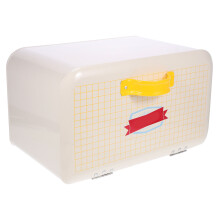 1Breadbox Beige Metalen Brooddoos Met Voor Keukenblad