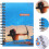 Archery Scorebook Blue Spiral Notebook with Scoring Sheets 8