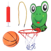 1Set Cartoon Basketbal Hoepel Papier Plastic Kinderspeel