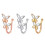 3St Neusclips Koperen Neusringen 1