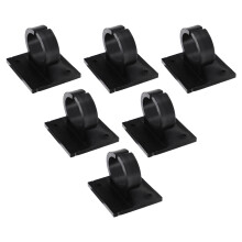 6St Compacte Microfoon Klemmen Met Plakmontage Voor Microfoonhouders