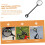 Convex Mirror Rearview Mirror for Bike Adjustable Rotatable Wide View 5