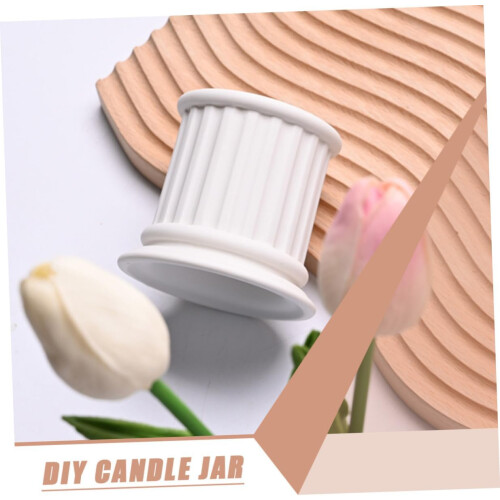 Ceramic Candle Cup DIY Scented Candle Container for Crafting and Aromatherapy 2