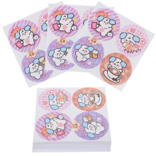 100Gift Cartoon Rond Dot Stickers Zelfklevend En Speels