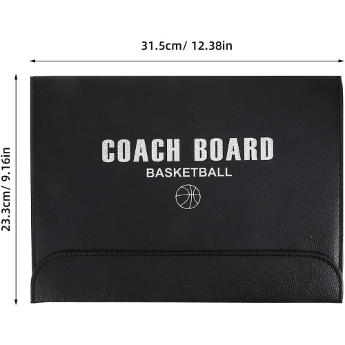 Basquetebol Coaching Clipboard Magnetic Dry Erase Board Foldable 3-Panel Couro Coaching Board 1