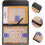 Basketball Coaching Clipboard Magnetic Dry Erase Board Foldable 3-Panel Leather Coaching Board 8